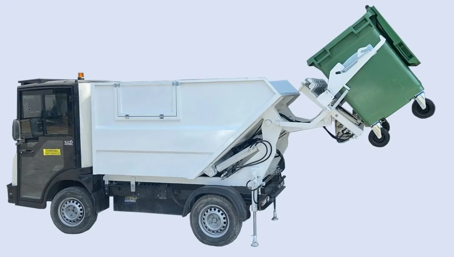 3 m³ liftli atık toplama aracı — teslim öncesi